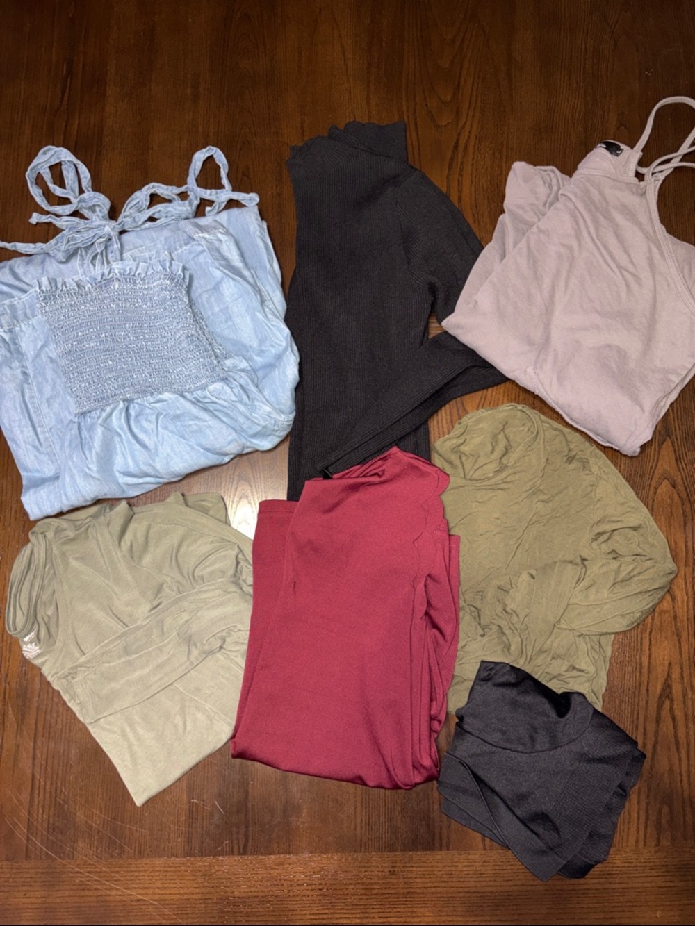 Bundle of maternity clothing